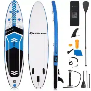 Funwater Inflatable Ultra-Light Paddle board- SUP Pink/white